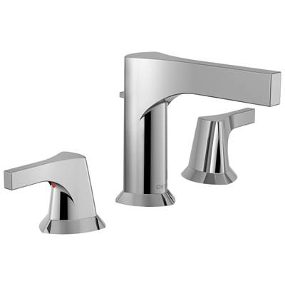 Delta Faucet Zura Two Handle Widespread Bathroom Faucet - Chrome