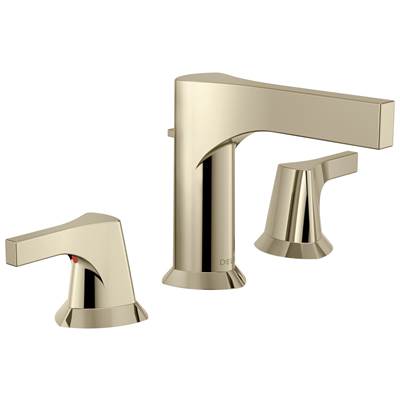 Delta Faucet Zura Two Handle Widespread Bathroom Faucet - Polished Nickel