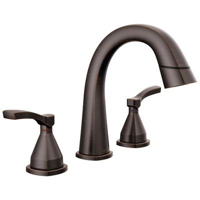 Delta Faucet Stryke Two Handle Widespread Pull Down Bathroom Faucet - Venetian - Bronze