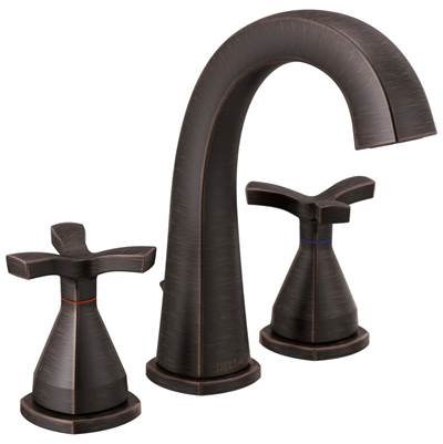 Delta Faucet Stryke Widespread Faucet - Venetian - Bronze