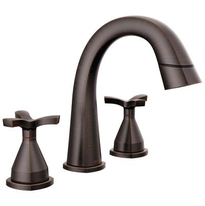 Delta Faucet Stryke Two Handle Widespread Pull Down Bathroom Faucet - Venetian - Bronze