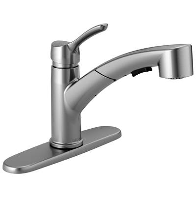 CollinsE Single Handle Tract-Pack Pull-Out Kitchen Faucet