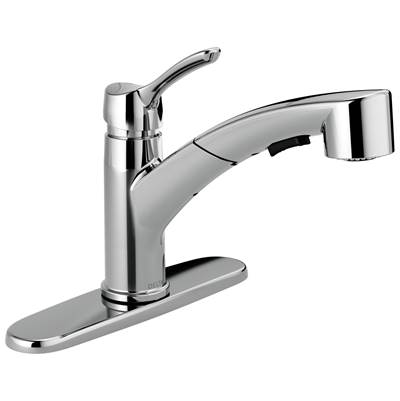 CollinsE Single Handle Tract-Pack Pull-Out Kitchen Faucet