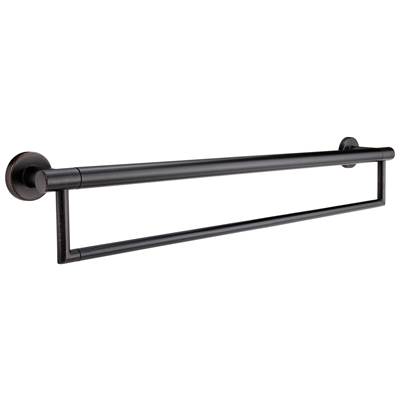 BathSafety 24'' Contemporary Towel Bar with Assist Bar