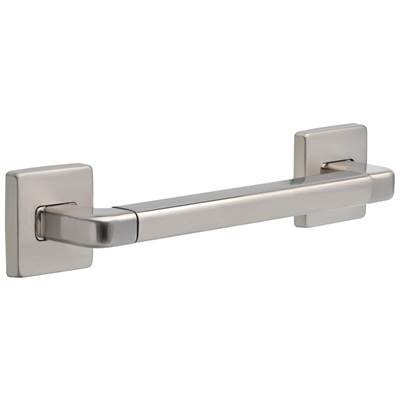 BathSafety 12'' Angular Modern Decorative ADA Grab Bar