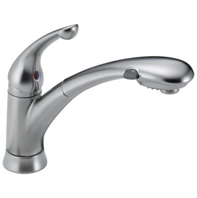 Delta Faucet Signature Pullouts Single Handle - Arctic Stainless