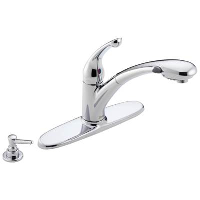 Delta Faucet Signature Pullouts Single Handle - Chrome