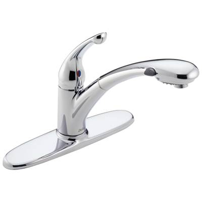 Delta Faucet Signature Pullouts Single Handle - Chrome