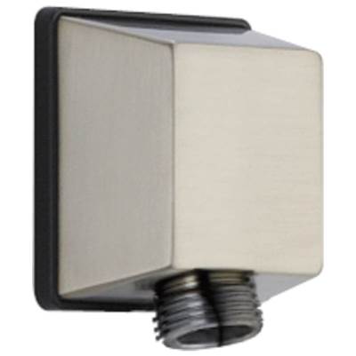 Delta Faucet Universal Showering Components Square Wall Elbow for Hand Shower - Stainless