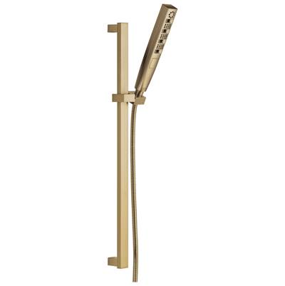 Delta Faucet Universal Showering Components H2Okinetic Hand Shower 1.75 GPM w/Slide Bar 4S - Lumicoat Champagne Bronze
