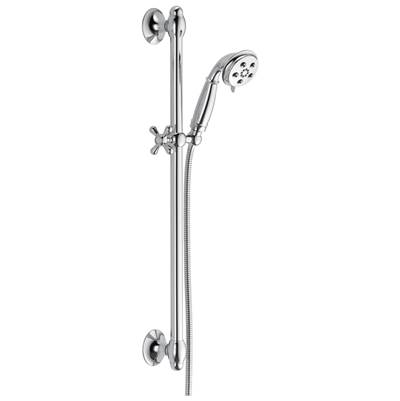 Delta Faucet Universal Showering Components H2OKinetic 3-Setting Slide Bar Hand Shower - Chrome