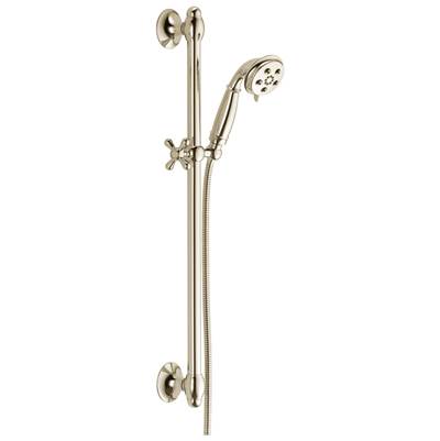 Delta Faucet Universal Showering Components H2OKinetic3-Setting Slide Bar Hand Shower - Polished Nickel