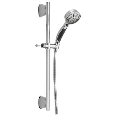 Delta Faucet Universal Showering Components ActivTouch 9-Setting Slide Bar Hand Shower - Chrome