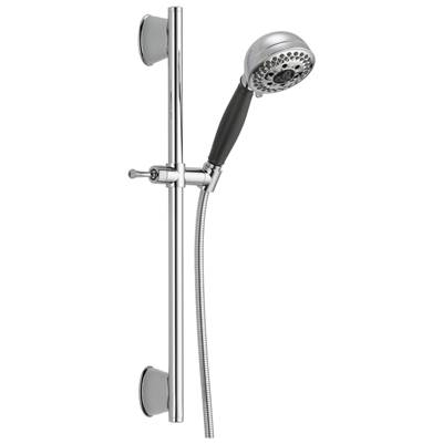 Delta Faucet Universal Showering Components H2OKinetic 5-Setting Slide Bar Hand Shower - Chrome