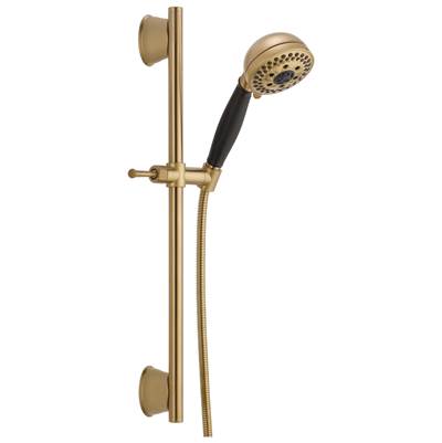 Delta Faucet Universal Showering Components H2OKinetic5-Setting Slide Bar Hand Shower - Champagne Bronze