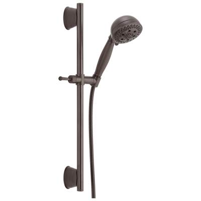 Delta Faucet Universal Showering Components H2OKinetic5-Setting Slide Bar Hand Shower - Venetian Bronze