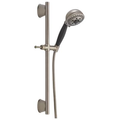 Delta Faucet Universal Showering Components H2OKinetic5-Setting Slide Bar Hand Shower - Stainless