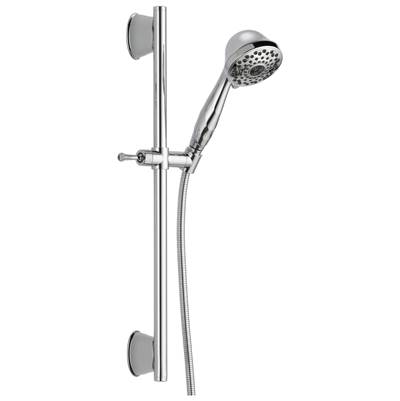 Delta Faucet Universal Showering Components 7-Setting Slide Bar Hand Shower - Chrome
