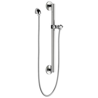Delta Faucet Universal Showering Components Adjustable Slide Bar/Grab Bar Assembly with Elbow - Chrome