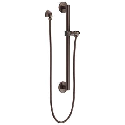 Delta Faucet Universal Showering Components Adjustable Slide Bar / Grab Bar Assembly with Elbow - Venetian Bronze