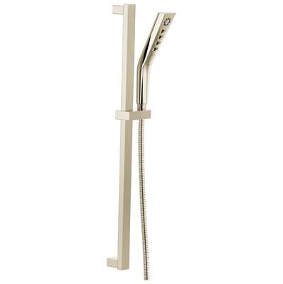 Delta Faucet Universal Showering Components H2OKinetic3-Setting Slide Bar Hand Shower - Lumicoat Polished Nickel
