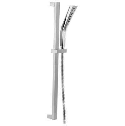 Delta Faucet Universal Showering Components H2OKinetic3-Setting Slide Bar Hand Shower - Lumicoat Chrome