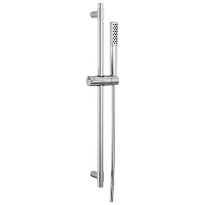 Delta Faucet Universal Showering Components Premium Single-Setting Slide Bar Hand Shower - Lumicoat Chrome