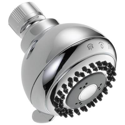 Delta Faucet Universal Showering Components FundamentalsE 4-Setting Shower Head - Chrome