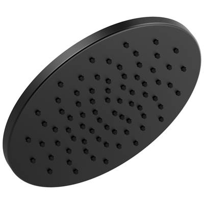 Delta Faucet Universal Showering Components Single-Setting Metal Raincan Shower Head - Matte Black