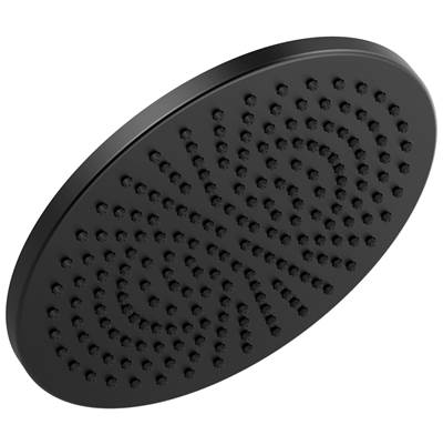Delta Faucet Universal Showering Components Single-Setting Metal Raincan Shower Head - Matte Black