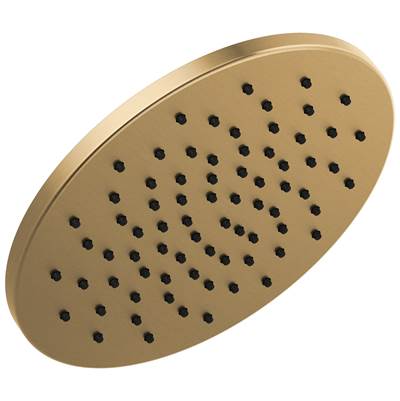 Delta Faucet Universal Showering Components Single-Setting Metal Raincan Shower Head - Lumicoat Champagne Bronze