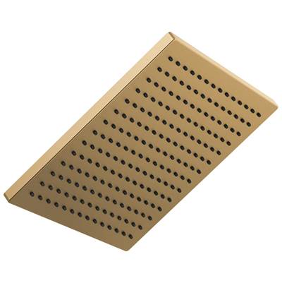 Delta Faucet Universal Showering Components Single-Setting Metal Raincan Shower Head - Champagne Bronze