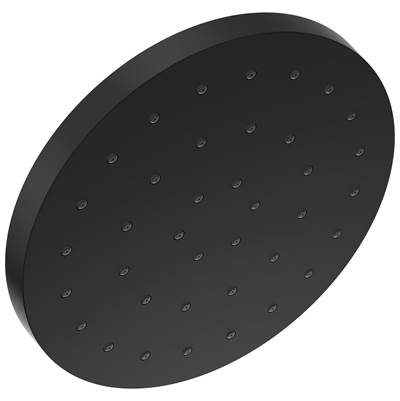 Delta Faucet Universal Showering Components H2Okinetic Single Setting Shower Head with UltraSoakE - Matte Black