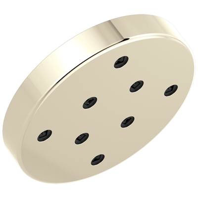 Delta Faucet Universal Showering Components H2Okinetic Single-Setting Metal Raincan Shower Head - Lumicoat Polished Nickel