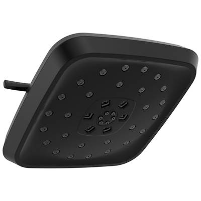 Delta Faucet Universal Showering Components H2Okinetic 4-Setting Shower Head with UltraSoakE - Matte Black