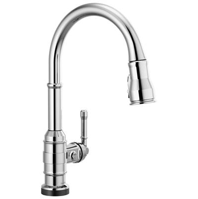 BroderickE Single Handle Pull-Down Kitchen Faucet With Touch2O Technology