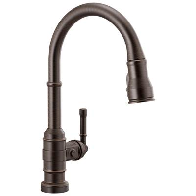BroderickE Single Handle Pull-Down Kitchen Faucet With Touch2O Technology