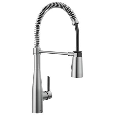 Essa Single-Handle Pull-Down Spring Kitchen Faucet - Arctic Stainless