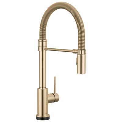 Delta Faucet Trinsic Touch2O Technology Kitchen Faucet with Touchless Technology - Champagne Bronze