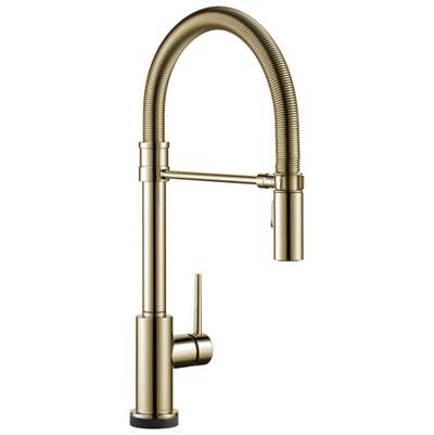 Delta Faucet Trinsic: Touch<sub>2</sub>O Technology Kitchen Faucet with Touchless Technology - Polished Nickel