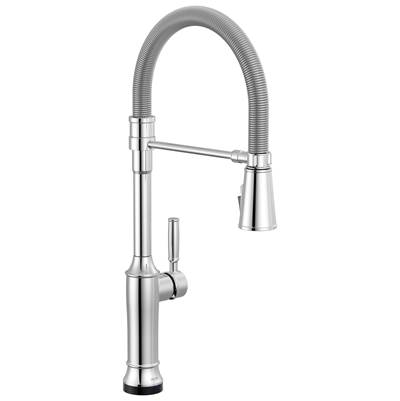 Delta Faucet Renaldie: Touch2o Technology Kitchen Faucet with Touchless Technology - Lumicoat Chrome