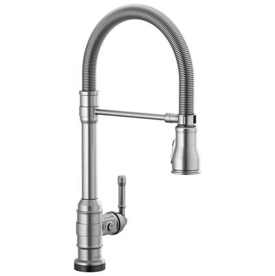 BroderickE Single-Handle Pull-Down Spring Kitchen Faucet with Touch<sub>2</sub>O Technology