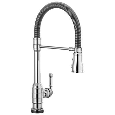 BroderickE Single-Handle Pull-Down Spring Kitchen Faucet with Touch<sub>2</sub>O Technology