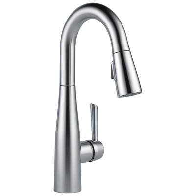 Essa Single Handle Pull-Down Bar / Prep Faucet - Arctic Stainless