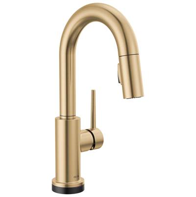 Delta Faucet Trinsic Touch2O Bar / Prep Faucet with Touchless Technology - Champagne Bronze