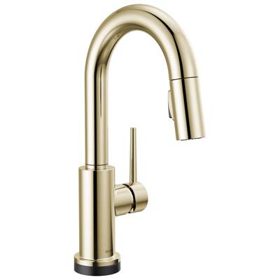 Delta Faucet Trinsic: Touch2O Bar / Prep Faucet with Touchless Technology - Polished Nickel