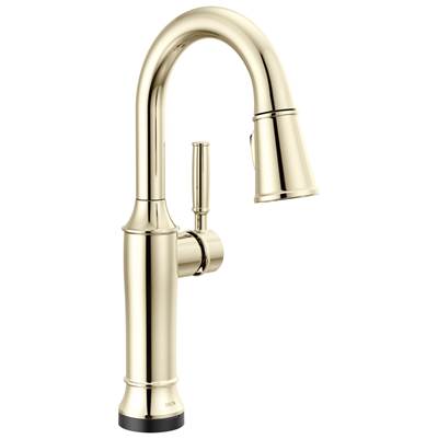 Delta Faucet Renaldie Touch2o Bar / Prep Faucet with Touchless Technology - Lumicoat Polished Nickel