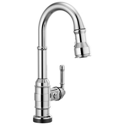 BroderickE Single Handle Pull-Down Bar/Prep Faucet with Touch2O Technology