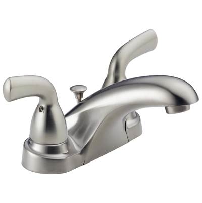 Foundations Two Handle Centerset Bathroom Faucet - Stainless