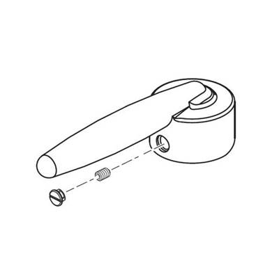 Grail Metal Lever Handle Kit - Chrome